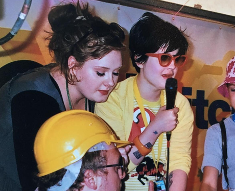Adele and Kelly Osborne throwback photo
