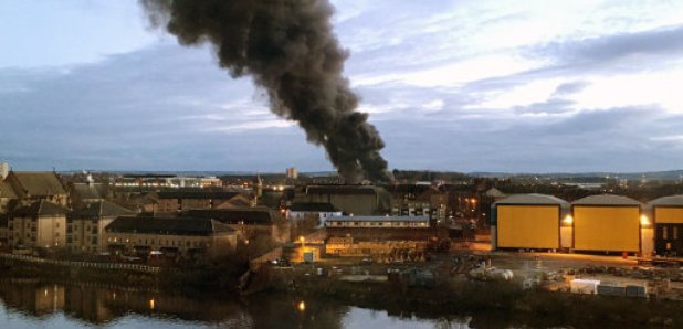 Glasgow fire Govan Ibrox