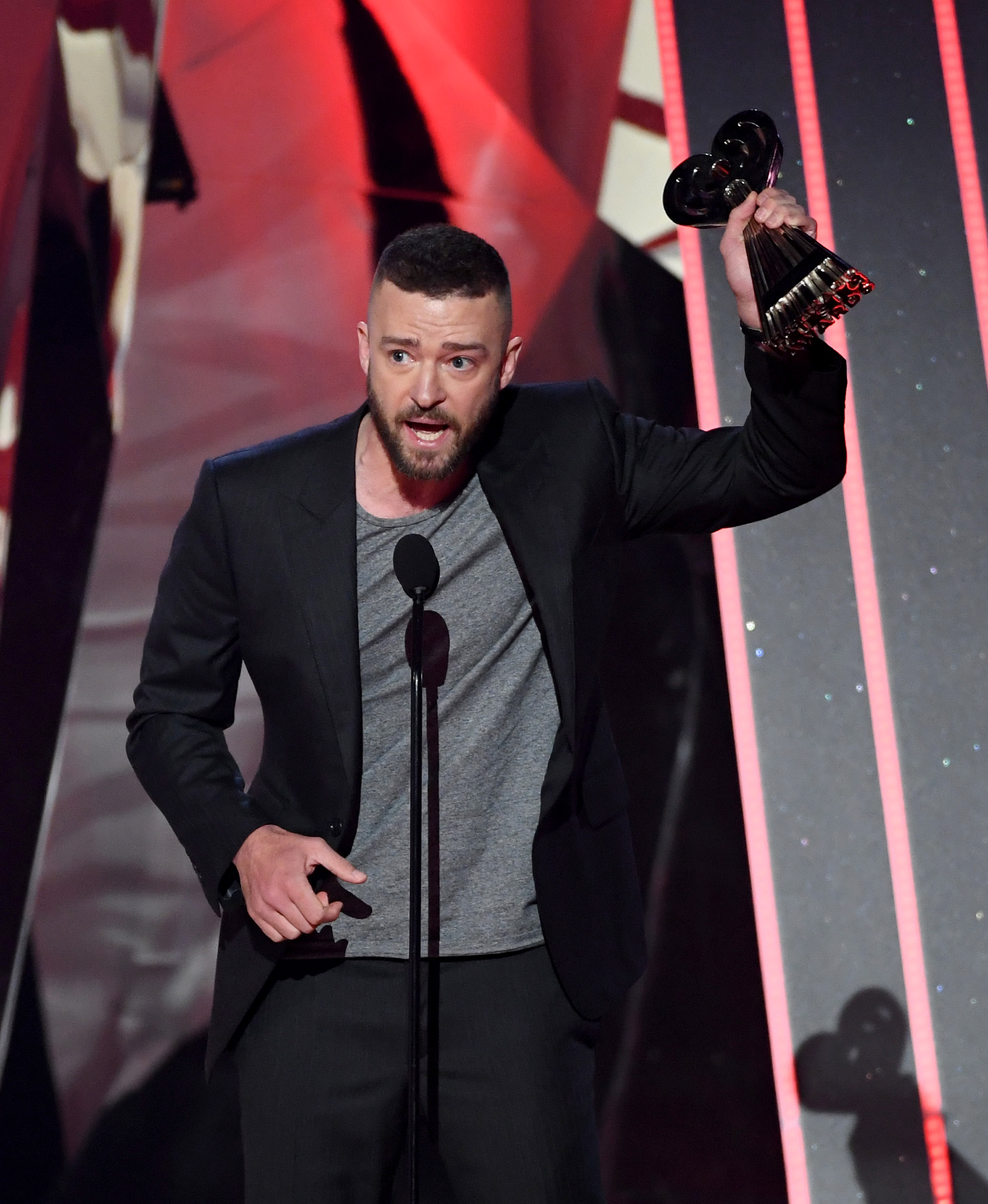 Justin Timberlake at the iHeartRadio Awards