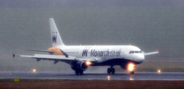 Monarch Flight Birmingham Airport