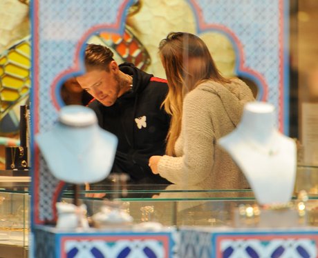 Stephen Bear and Charlotte Crosby go ring shopping
