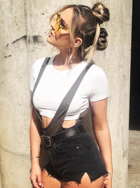Perrie Edwards goes 'back to the grind'