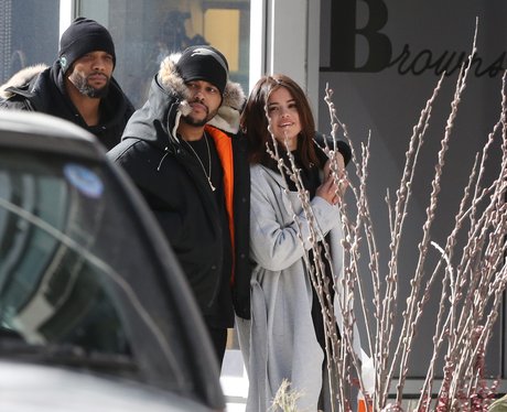 Selena Gomez and The Weeknd out and about in Toron
