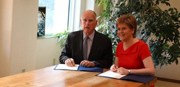 First Minister Nicola Sturgeon Climate Change Cali