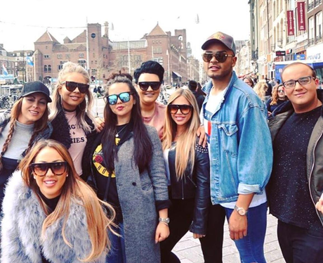 Geordie Shore group in Amsterdam
