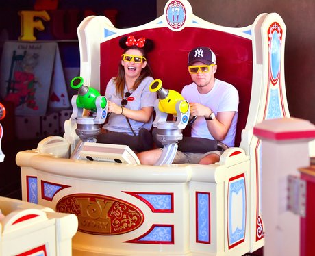 Niall Horan and friend at Disneyland