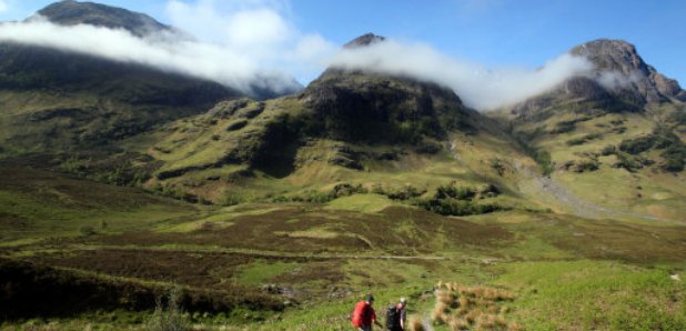 Three Sisters mountains in the Highlands
