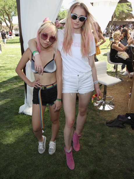 Coachella 2017 Sophie Turner and JinJoo Lee