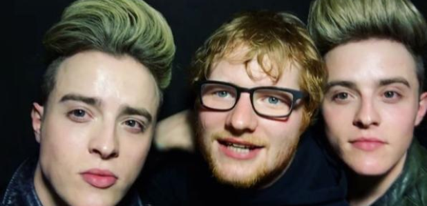 Ed Sheeran and Jedward 