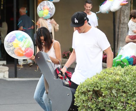 Channing Tatum and Jenna Dewan leave his birthday 