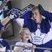Image 6: Justin Bieber and Jaxon enjoy a hockey match