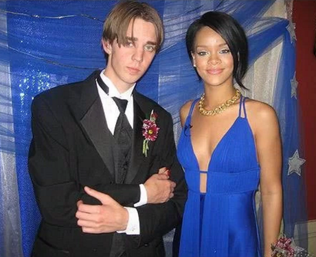 Prom Throwback Photos Rihanna