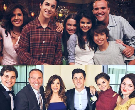 Selena Gomez and the cast of Wizards of Waverly Pl