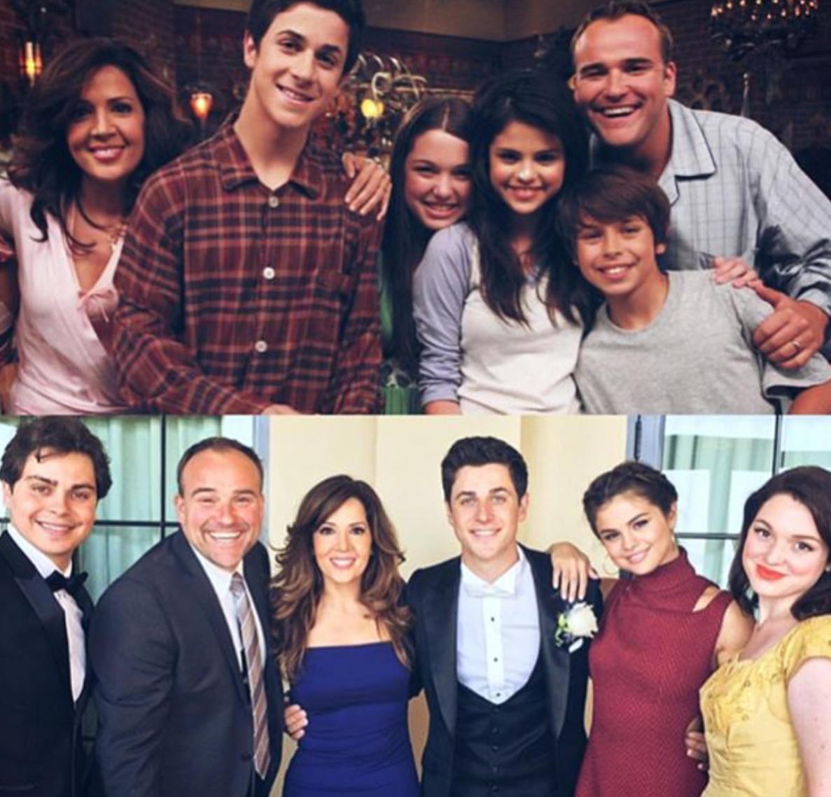 Selena Gomez and the cast of Wizards of Waverly Pl