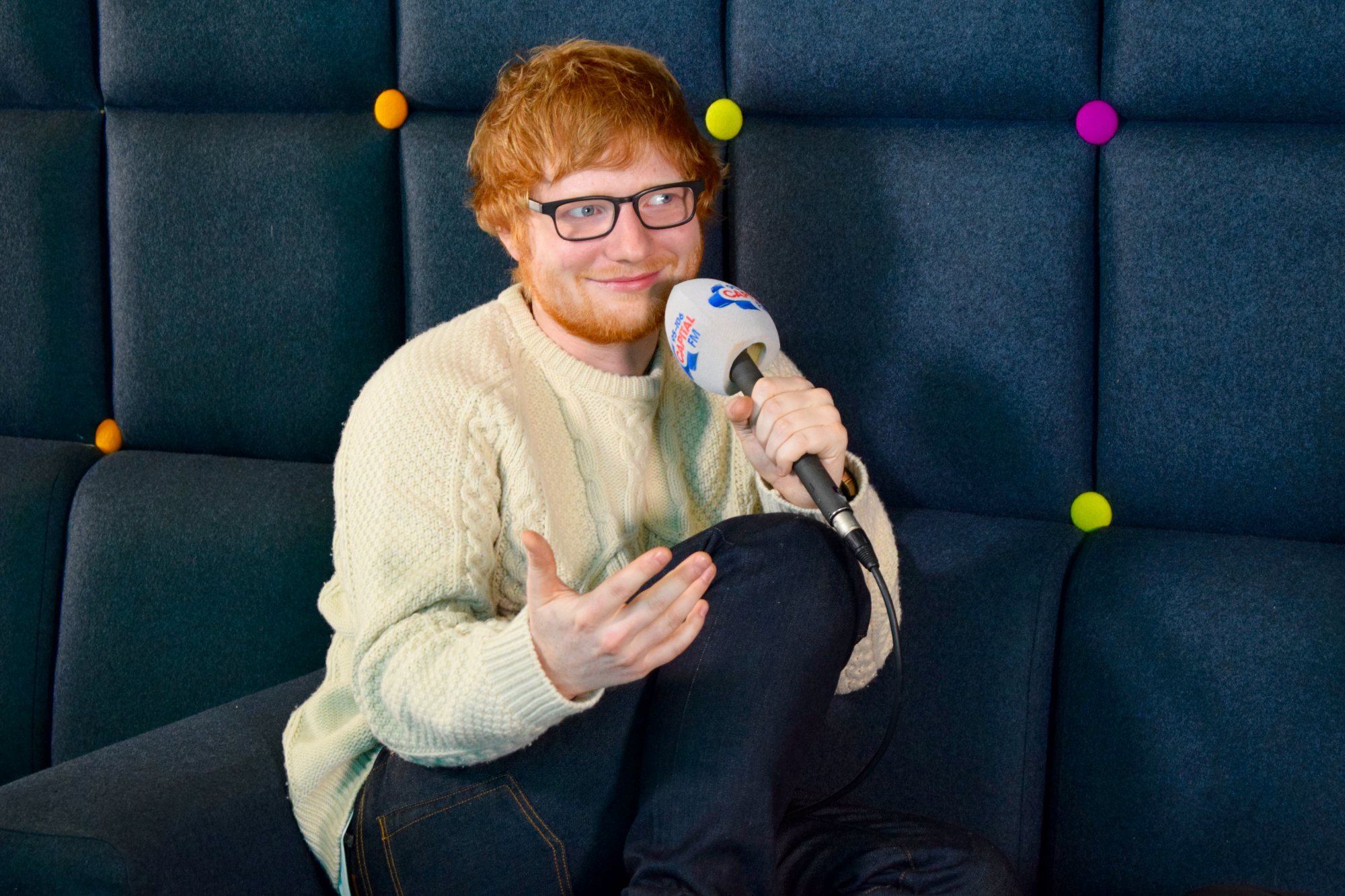 Ed Sheeran and Roman Kemp