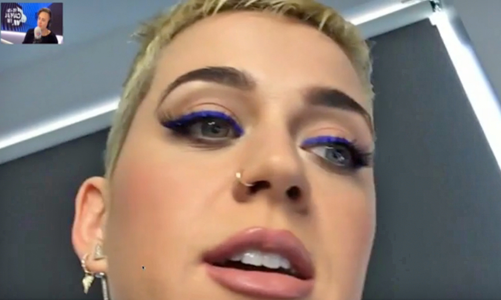 Katy Perry & Roman Kemp Facetime