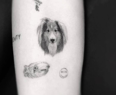 Miley Cyrus gets a tattoo dedicated to her dog on