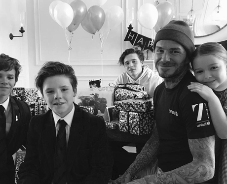 The Beckhams celebrate David Beckham's birthday