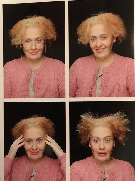 Adele dresses up as Catherine Tate for her 30th bi