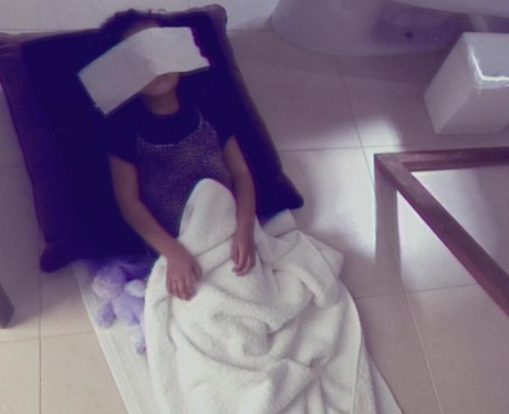 Kim Kardashian instagrams North's own spa