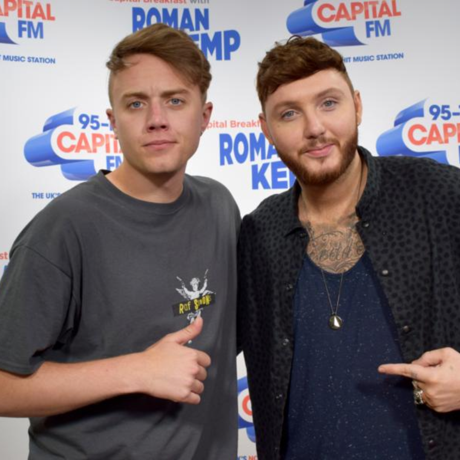 Roman Kemp and James Arthur