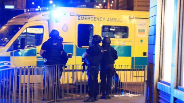 Manchester Explosion Ambulance 