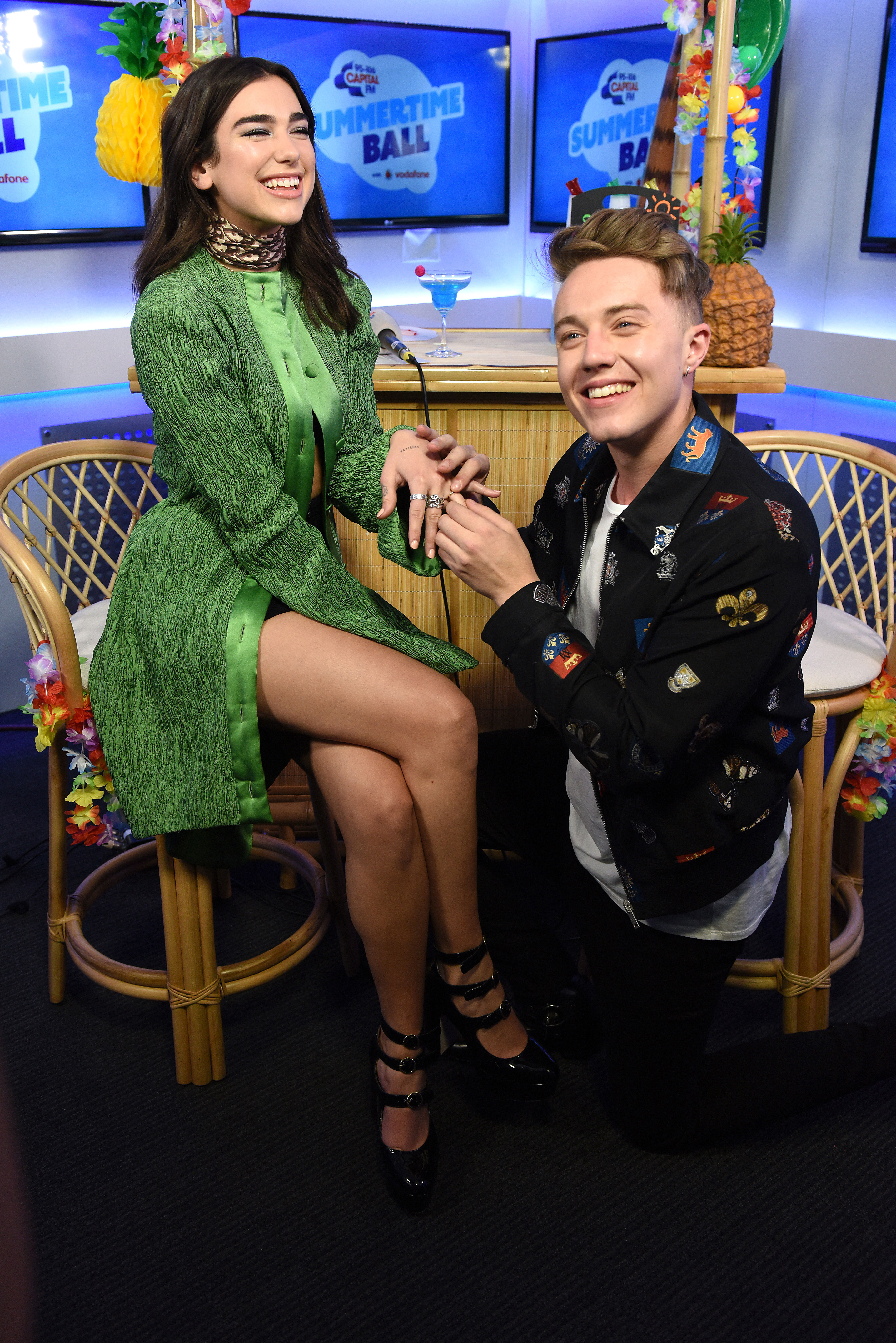 Dua Lipa and Roman Kemp Summertime Ball 2017 Studi