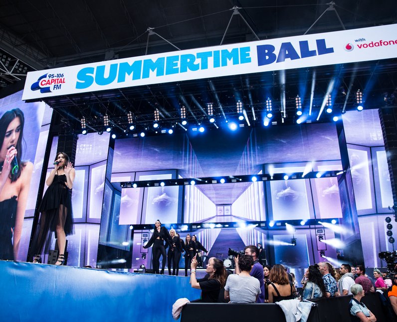 Dua Lipa at the Summertime Ball 2017