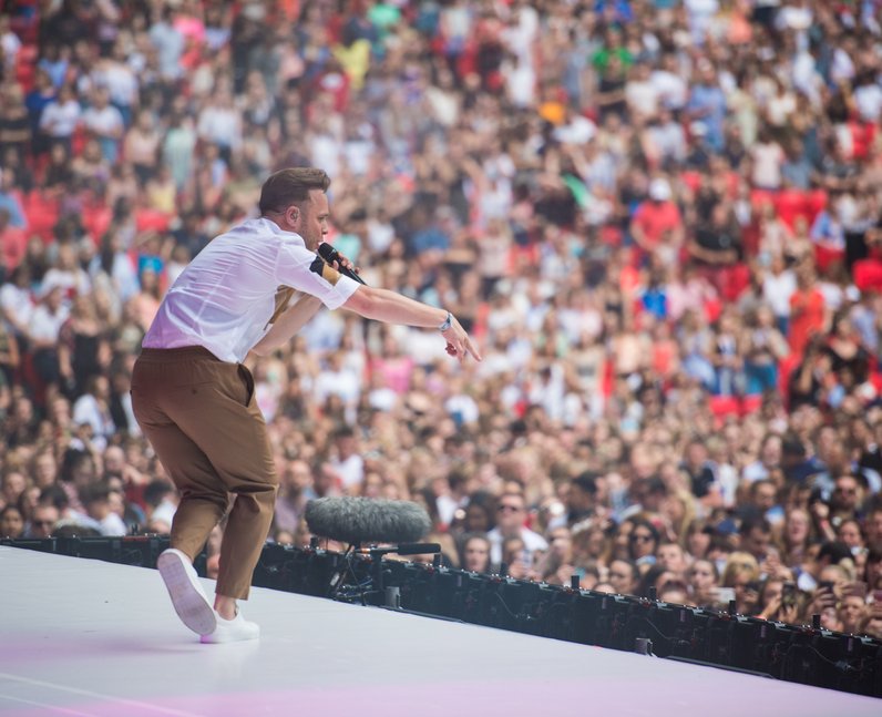 Olly Murs at the Summertime Ball 2017