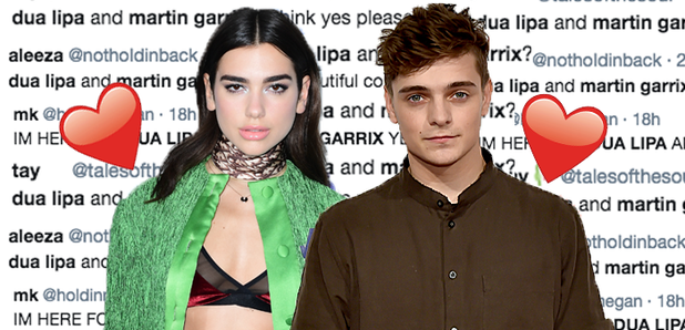 Dua Lipa Martin Garrix Twitter