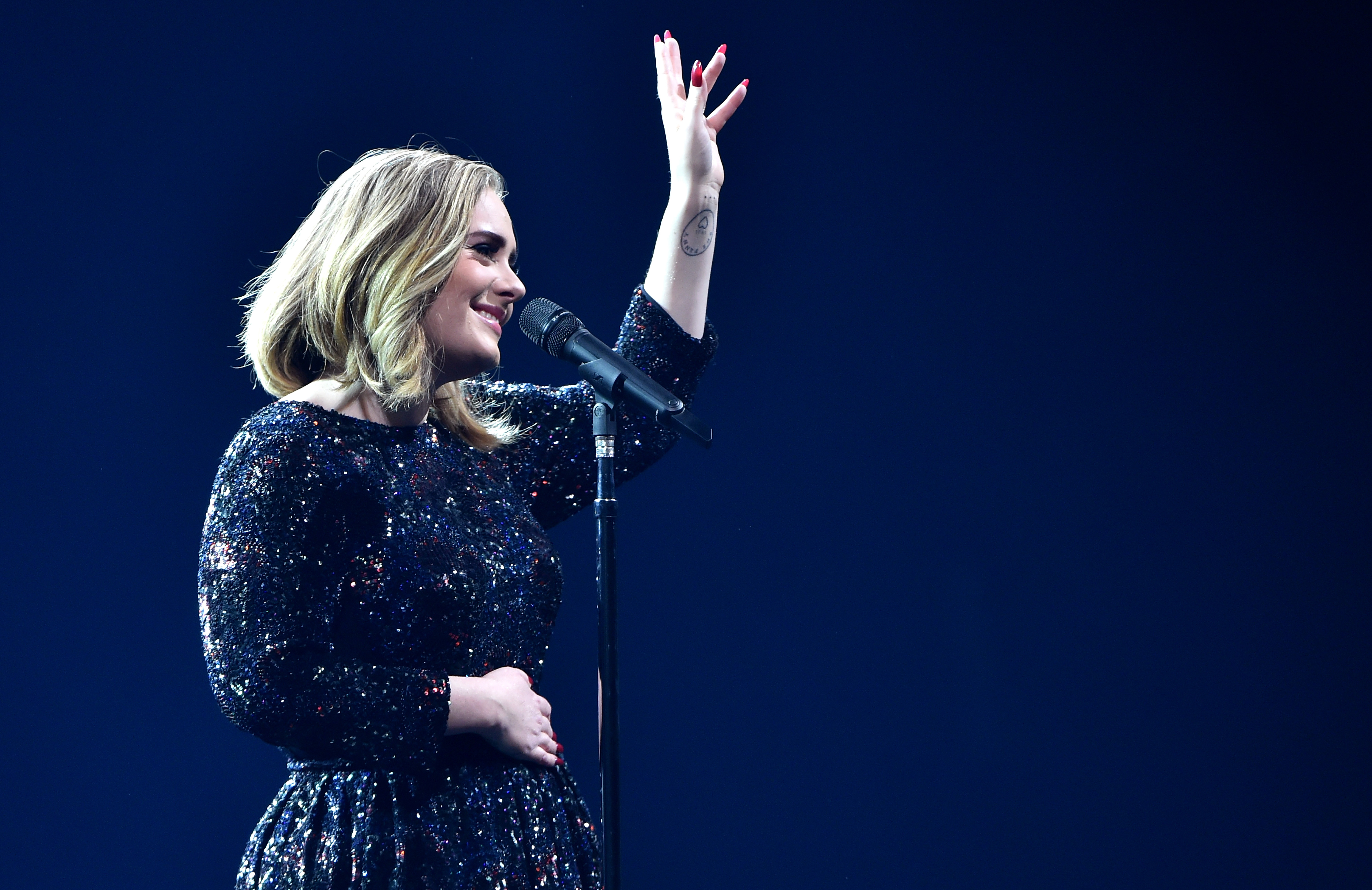 Adele live at the O2