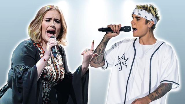 Justin Bieber & Adele Competition