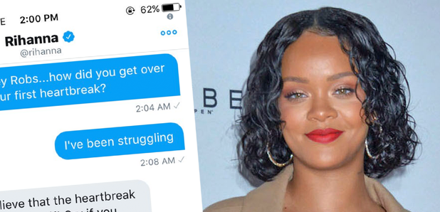 Rihanna Responding To A Fan's DM