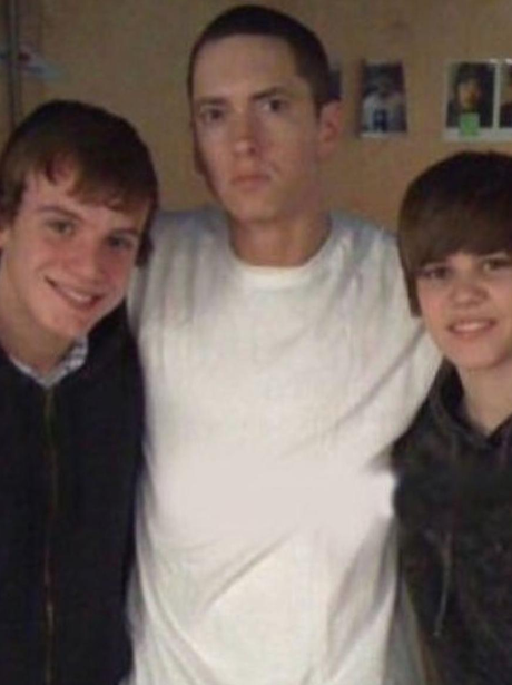 Justin Bieber posts throwback with Eminem