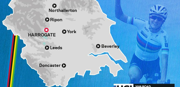 UCI cycling map Yorkshire 2019