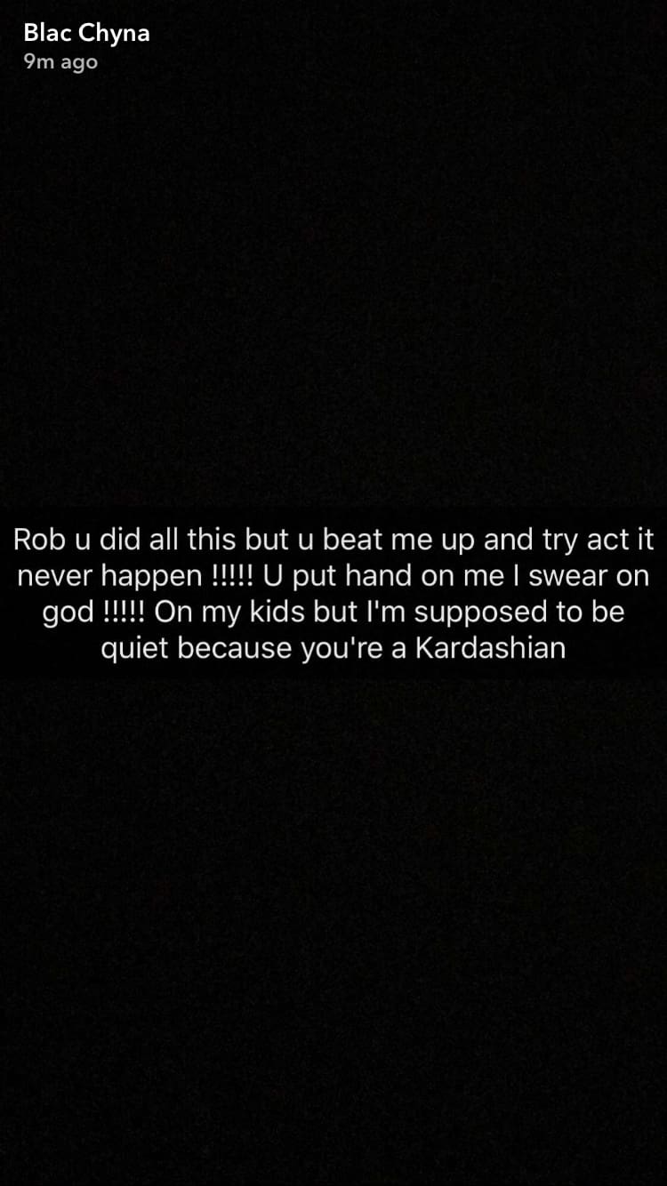 Blac Chyna Rob Kardashian Instagram 2017