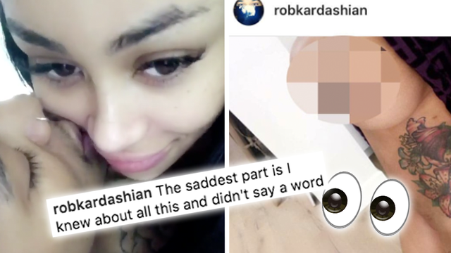 Rob Kardashian Attacks Blac Chyna on Instagram