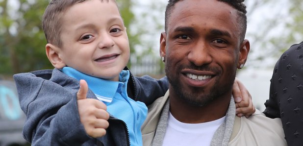Bradley Lowery Jermaine Defoe