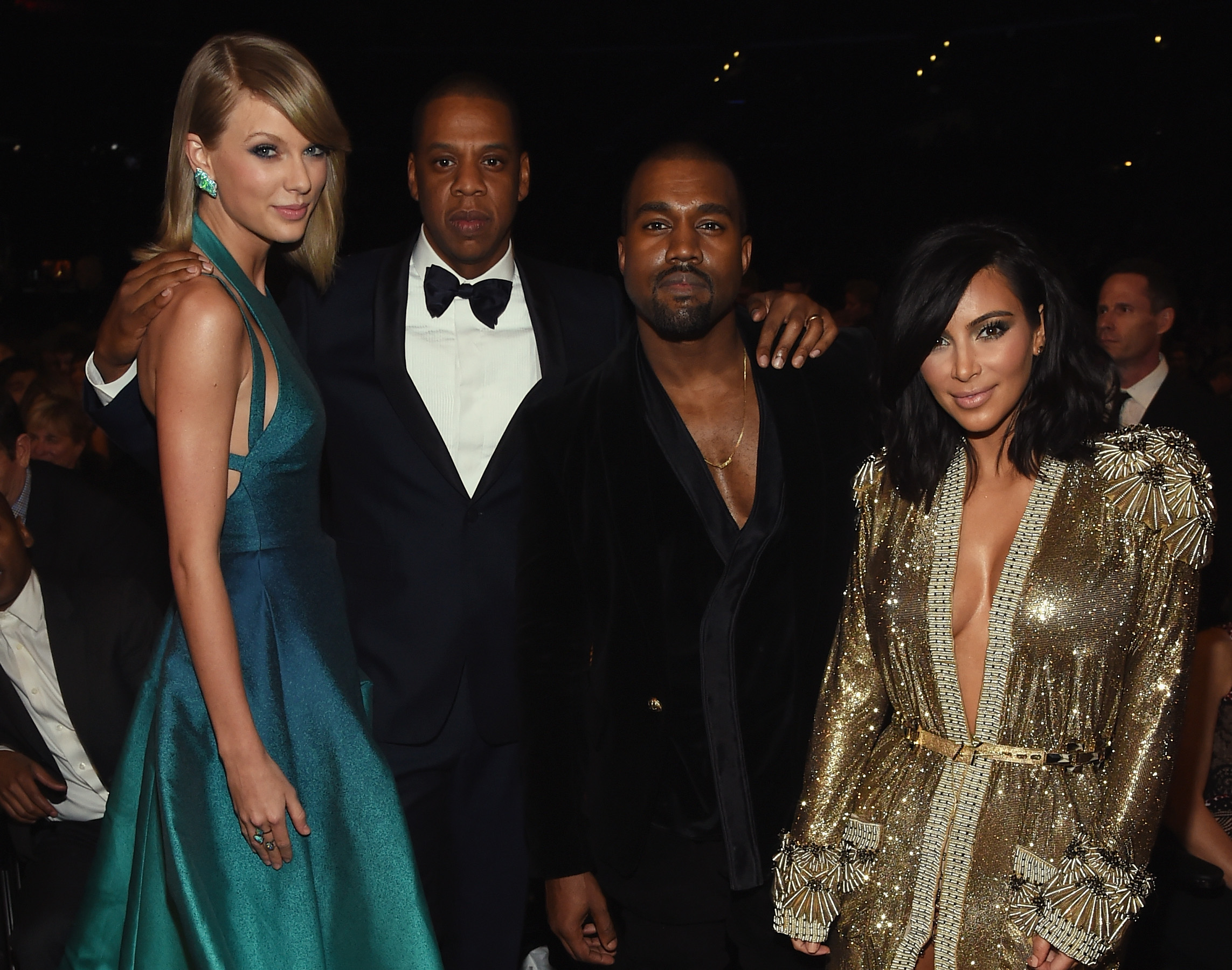 Kanye West, Jay Z, Taylor Swift & Kim Kardashian