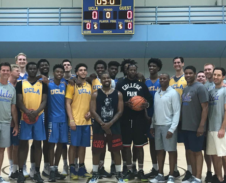 Kanye West plays basketball amid Jay-Z feud drama