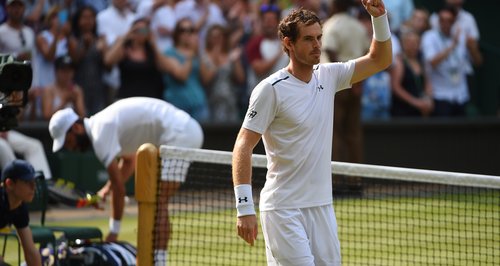 Andy Murray at Wimbledon fourth round