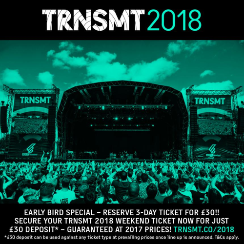 TRNSMT Festival poster 2018