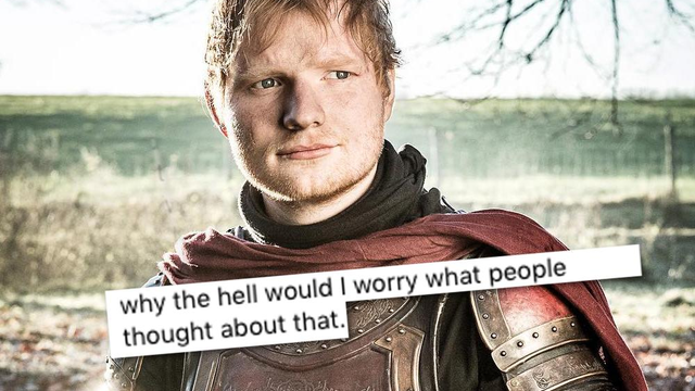 Ed Sheeran Responds To GoT Hate