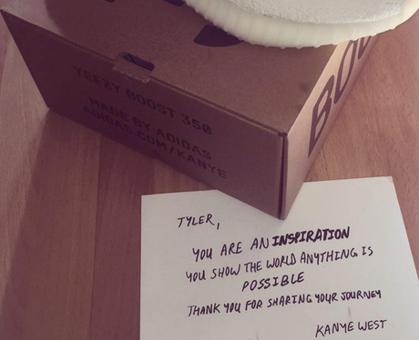 Kanye West Gifts Paralysed Fan Exclusive Yeezys