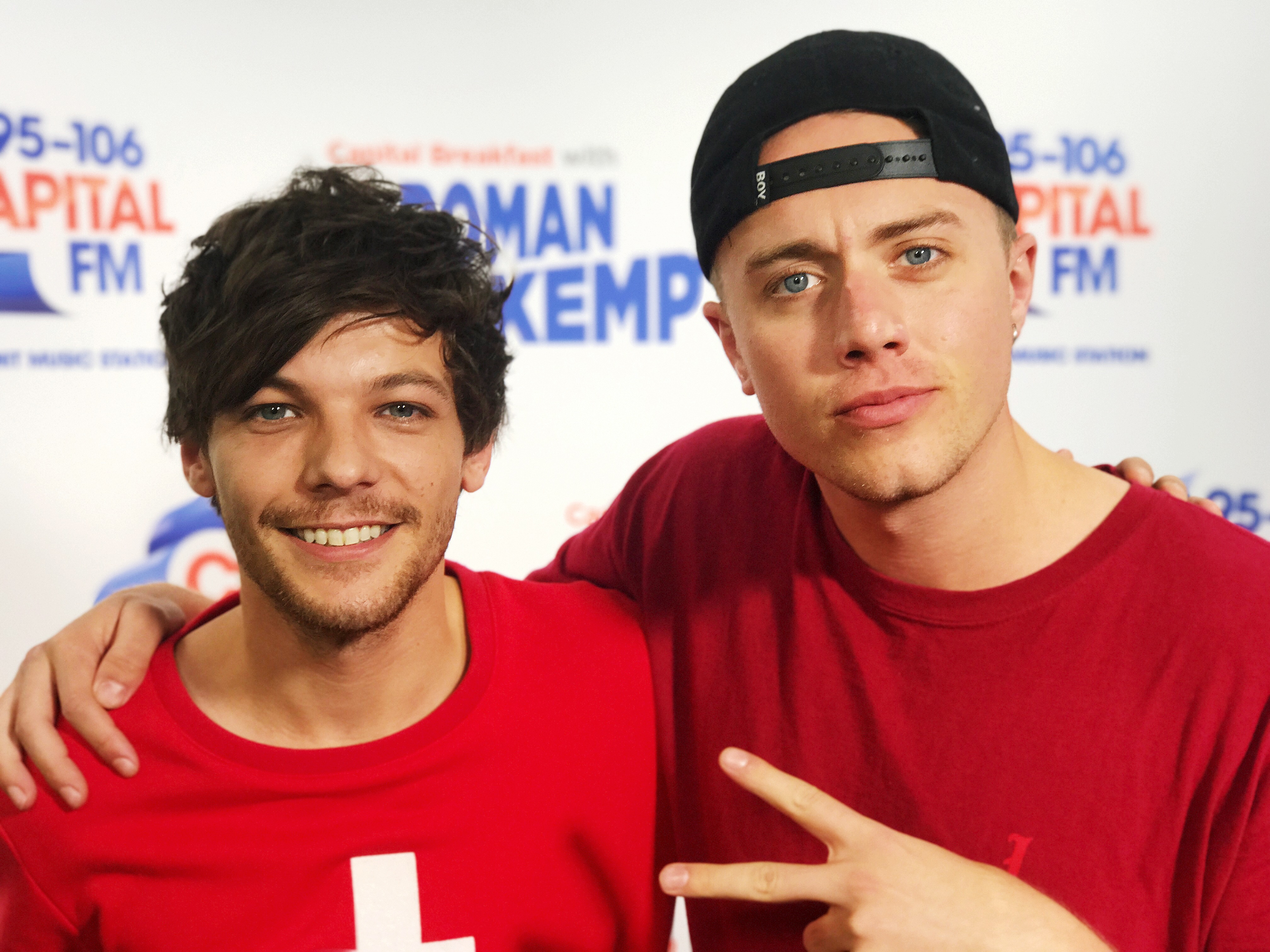 Louis Tomlinson With Roman Kemp