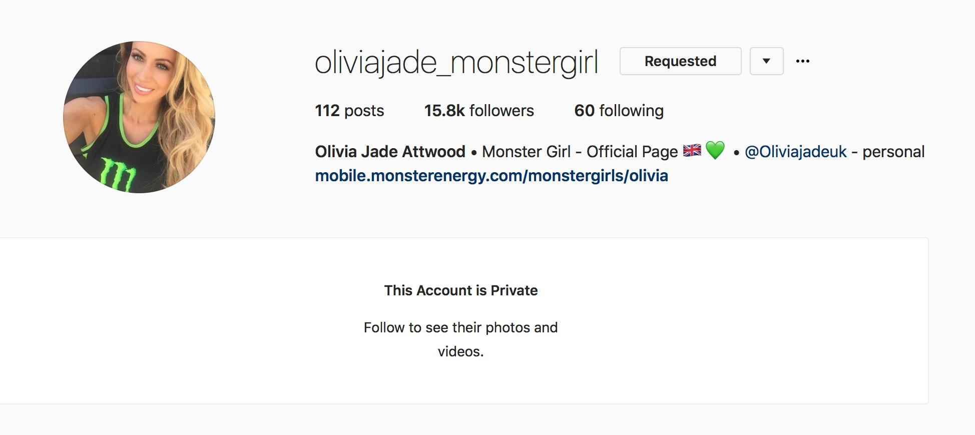 Olivia Monster Girl Instagram