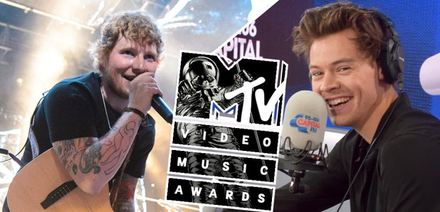 Harry Styles Ed Sheeran MTV VMAs 2017