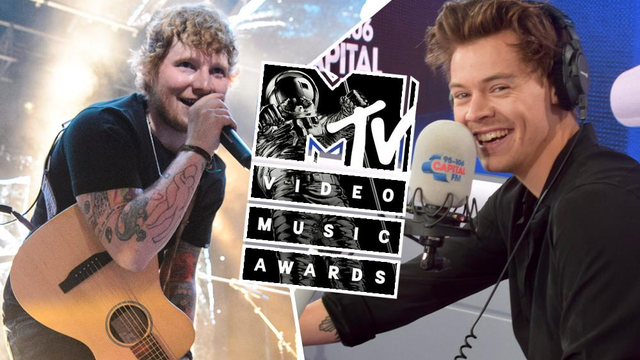 Harry Styles Ed Sheeran MTV VMAs 2017