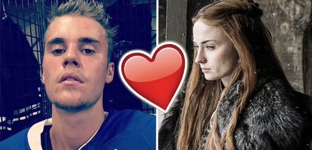 Sophie Turner and Justin Bieber