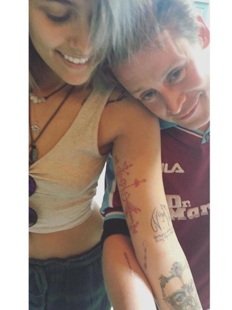 Paris Jackson and Godfather Macaulay Culkin get ma